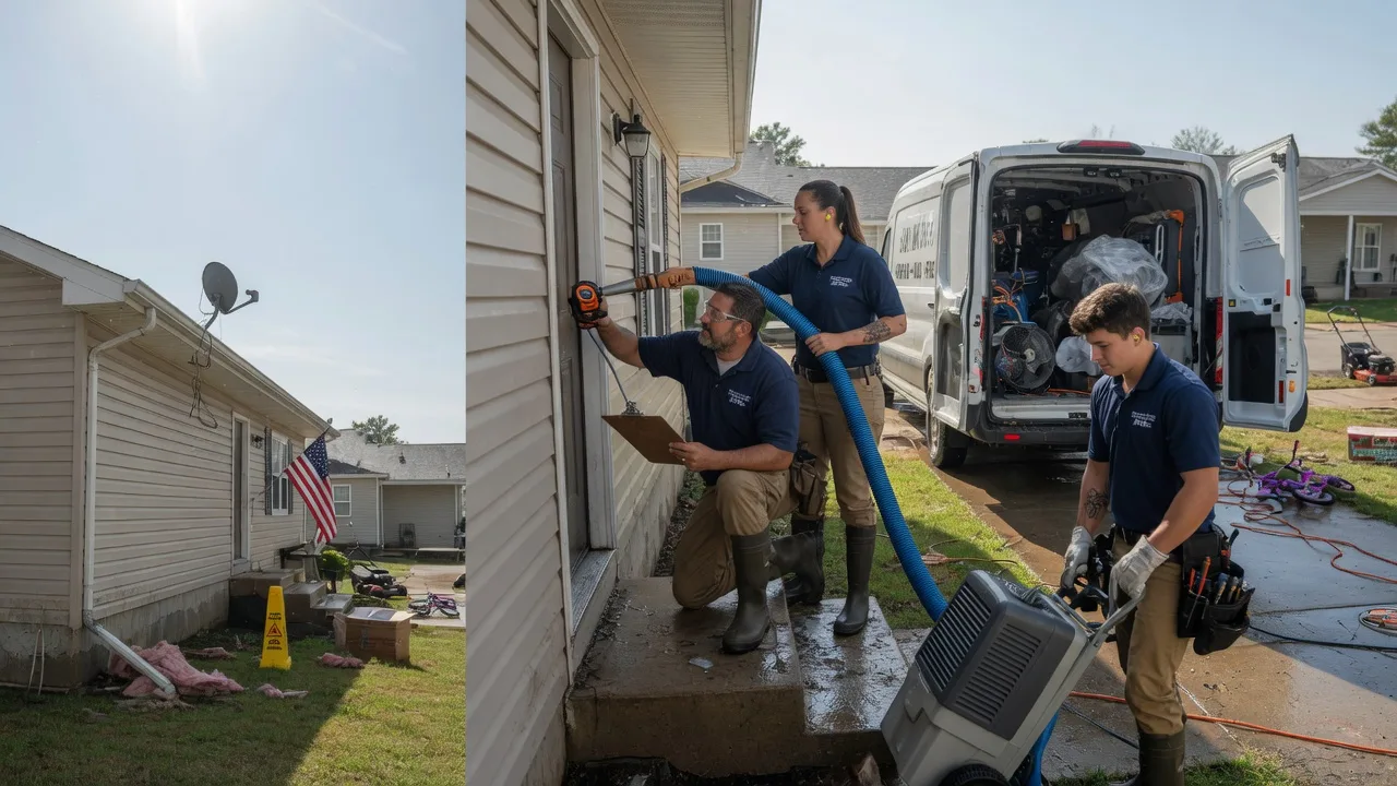 Ceiling Water Damage Restoration in Caney, KS near me